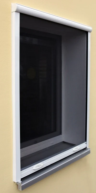 Neu ! SOLARMATIC® Insektenschutzrollo Clic Clac - für Fenster u. Türen - Maßanfertigung- OHNE BOHREN