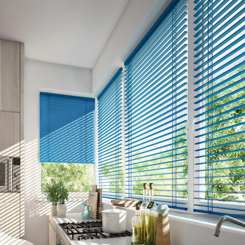 BLISS Smart Blinds, erfal Alu-Jalousie Basic Line, blassgrün