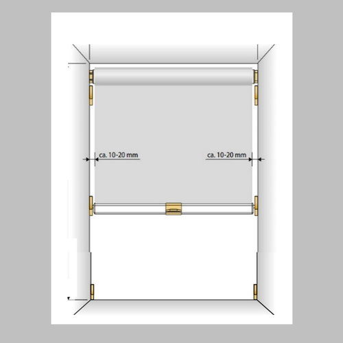 BRAAS  DELTA  ATELIER  Thermo-Verdunklungs-Rollo, dunkelgrau