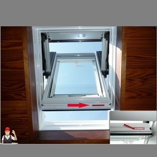 ROTO  61_, 62_, 84_SA,  SR_TANDEM  Thermo-Plissee BEIGE
