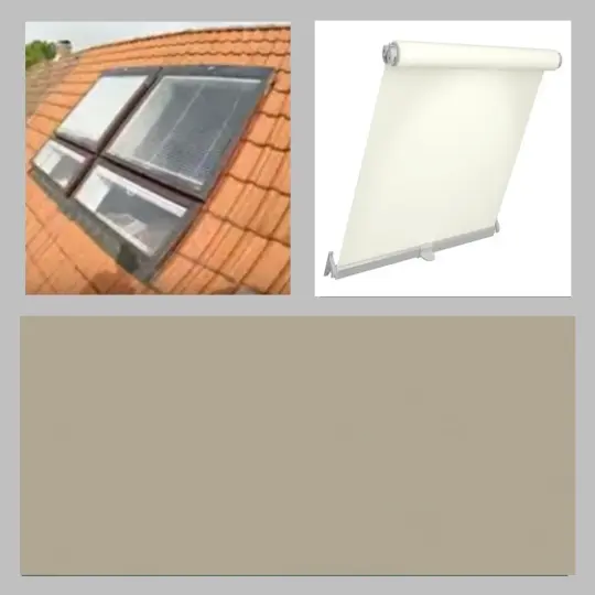 BRAAS BA/DA Thermo-Verdunkelungsrollo, beige