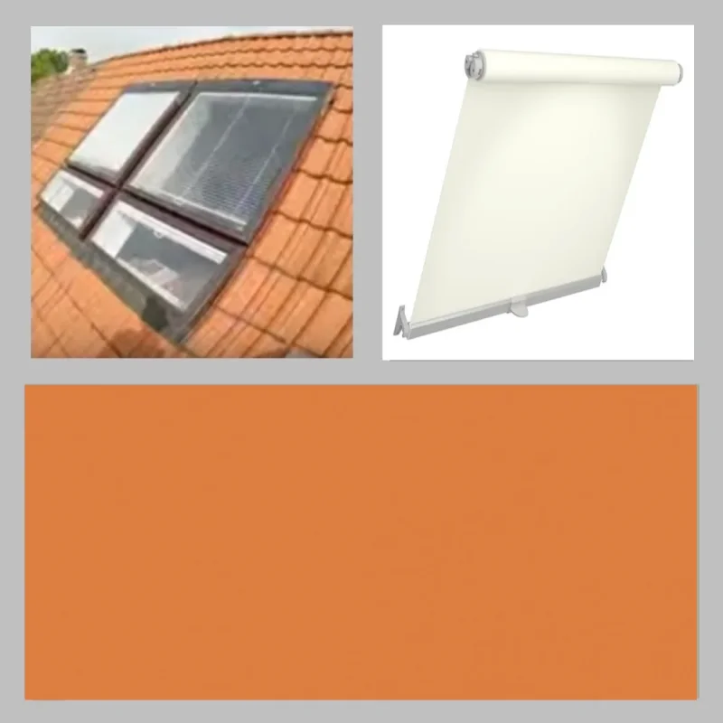 BRAAS BA/DA Thermo-Verdunkelungsrollo, terra
