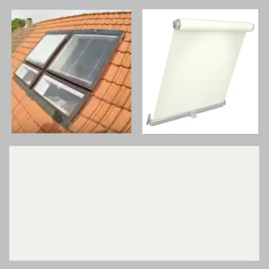 BRAAS BA/DA Thermo-Verdunkelungsrollo, weiss