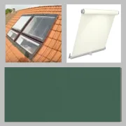 BRAAS BA/DA Thermo-Verdunkelungsrollo, dunkelgrün
