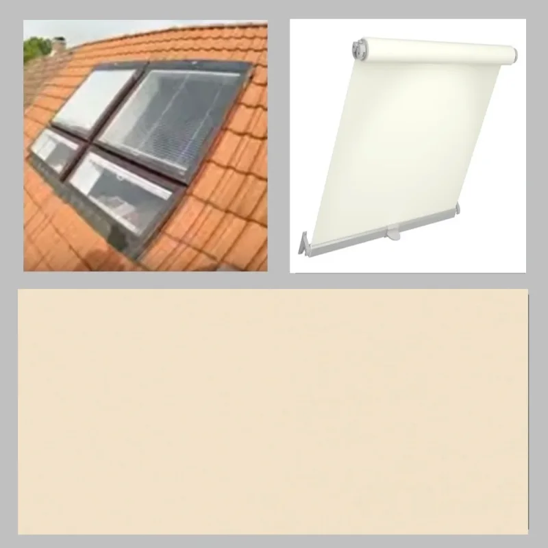 BRAAS BA/DA Thermo-Verdunkelungsrollo, elfenbein