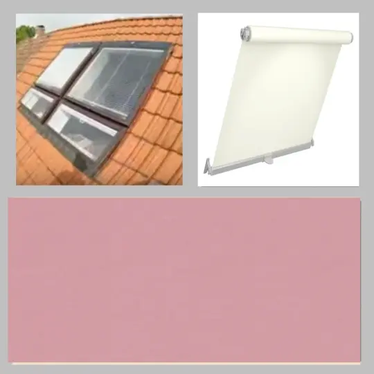 BRAAS BA/DA Thermo-Verdunkelungsrollo, pink
