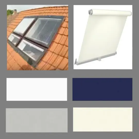 BRAAS BA/DA Thermo-Verdunkelungsrollo, Alu-Therm  4 Farben