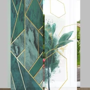 HOME in GREEN Schiebevorhang-Set SIGNUM-SIGNA, Digitaldruck