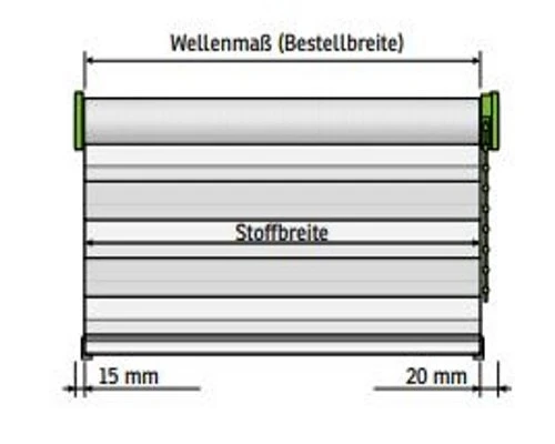 Klemmfix-Doppelrollo Sicht- und Sonnenschutz, OHNE Bohren