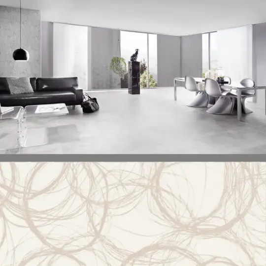 Schiebegardine-Flächenvorhang  HEIDE, Maßanfertigung