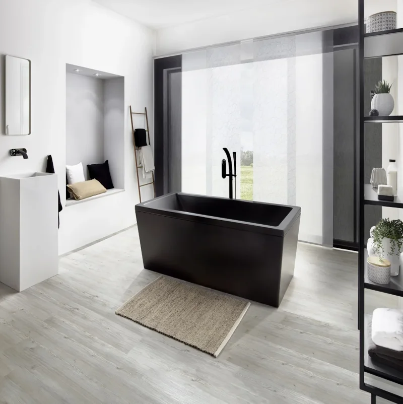 Schiebegardine-Flächenvorhang  HEIDE, Maßanfertigung