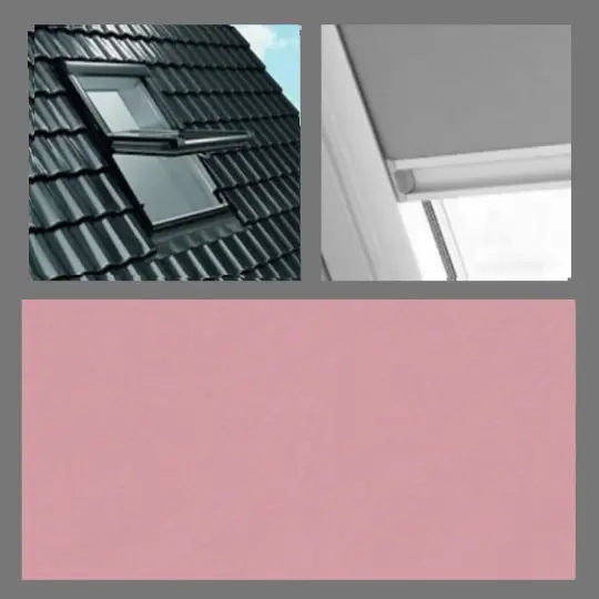 VELUX GGL_GEL_GPL_GHL_GTL_IPL Thermo-Verdunkelungs-Rollo PINK