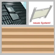 VELUX GGU_GHU_GIU_GTU - Thermo-Plissee BEIGE