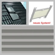 VELUX GGU_GHU_GIU_GTU - Thermo-Plissee GRAUU