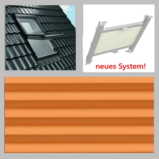 VELUX VL 021-109 Thermoplissee ORANGE