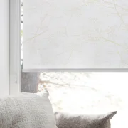 erfal® Design-Rollo BAGDAD vormontiert auf Trägerprofil -  CREME