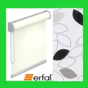 erfal® Design-Rollo ELDA - vormontiert auf Trägerprofil - Kettenzug