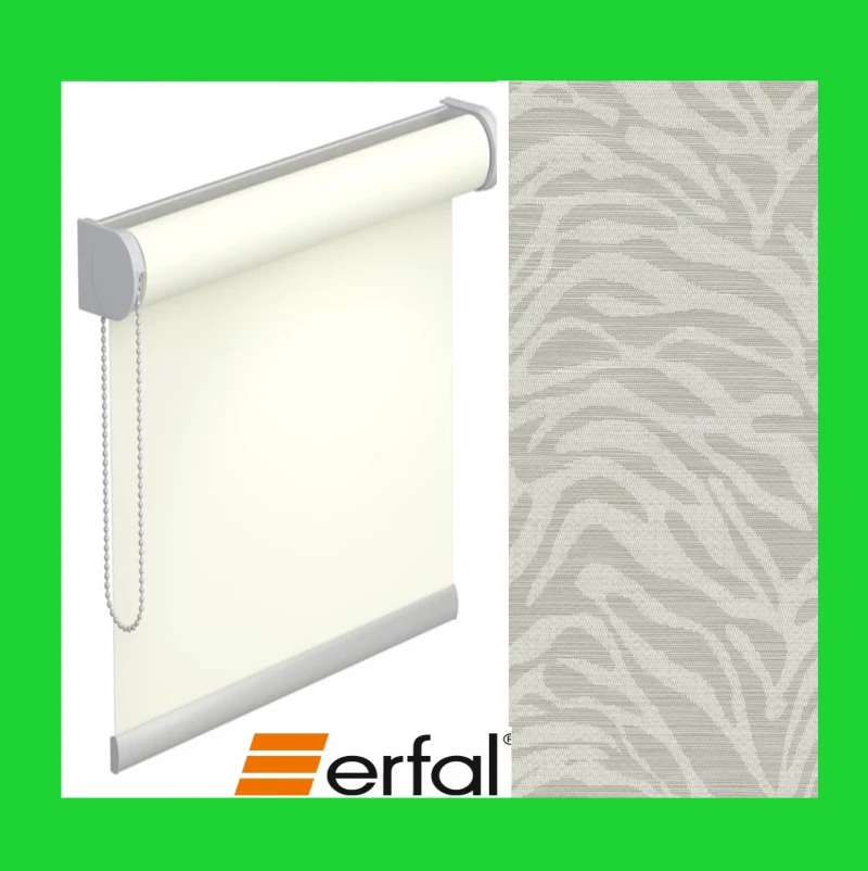 erfal® Design-Rollo JEREZ - vormontiert auf Trägerprofil - BEIGE