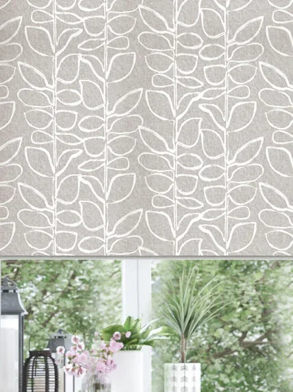 erfal® Design-Rollo ESSEN-vormontiert auf Trägerprofil CREME