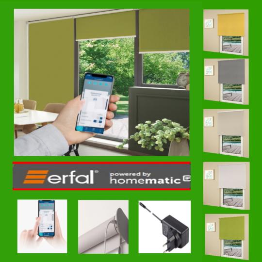 erfal® SmartControl Rollo by  Homematic IP - EXTRA breit